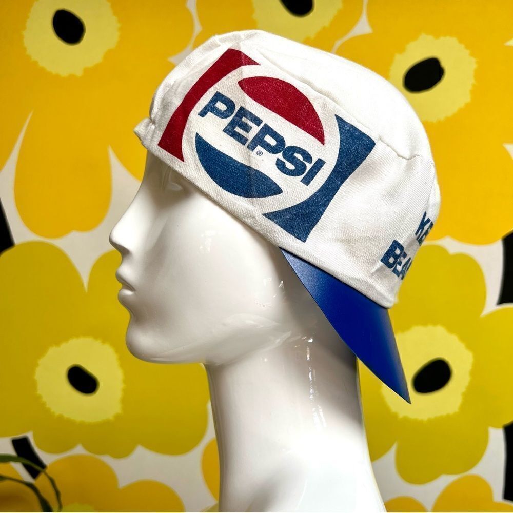 Vintage 80s 90s Keep Pennsylvania Beautiful Pepsi Painters Cap Hat - Picture 2 of 11